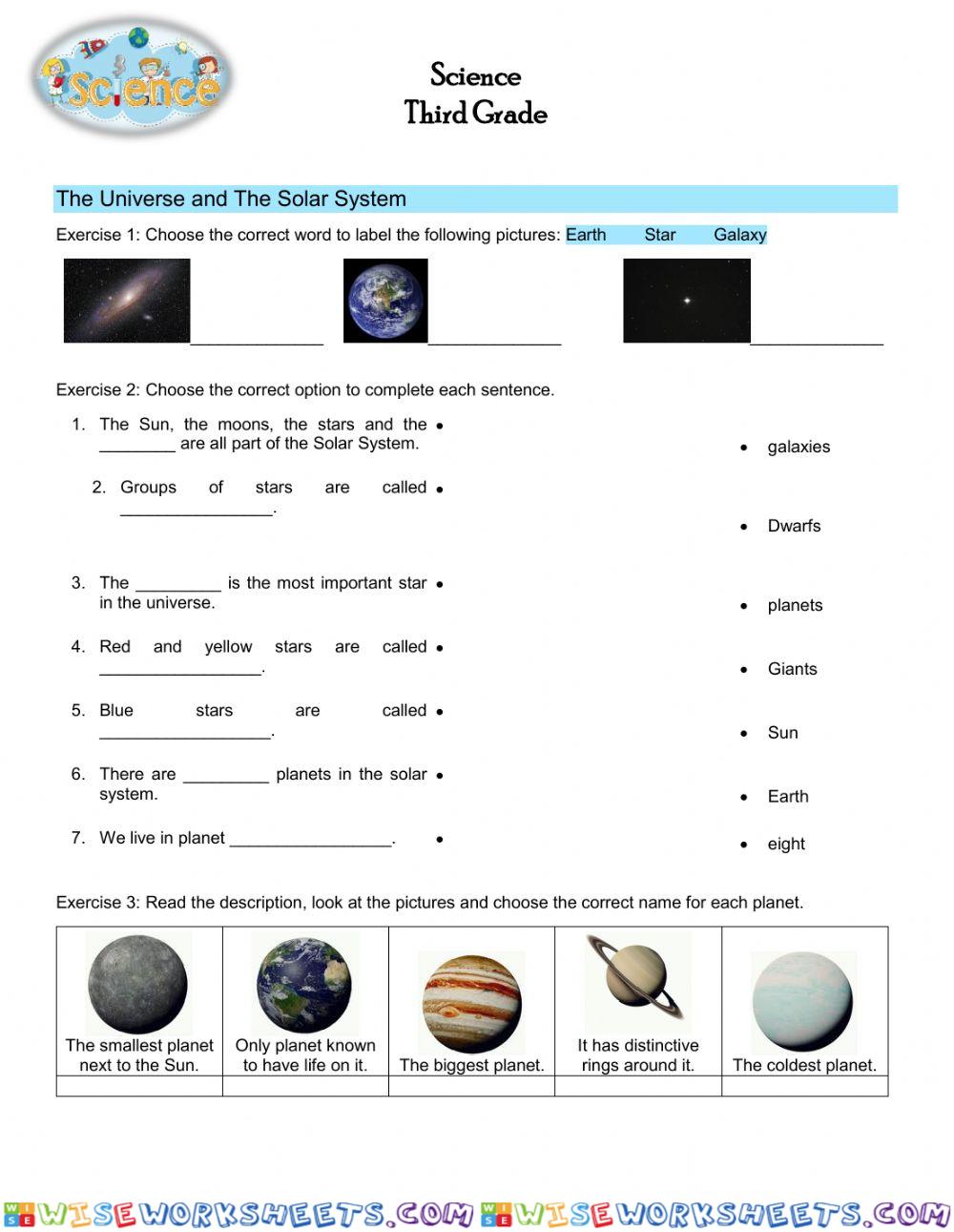 Science Worksheet