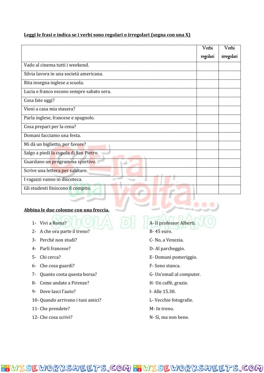 worksheet