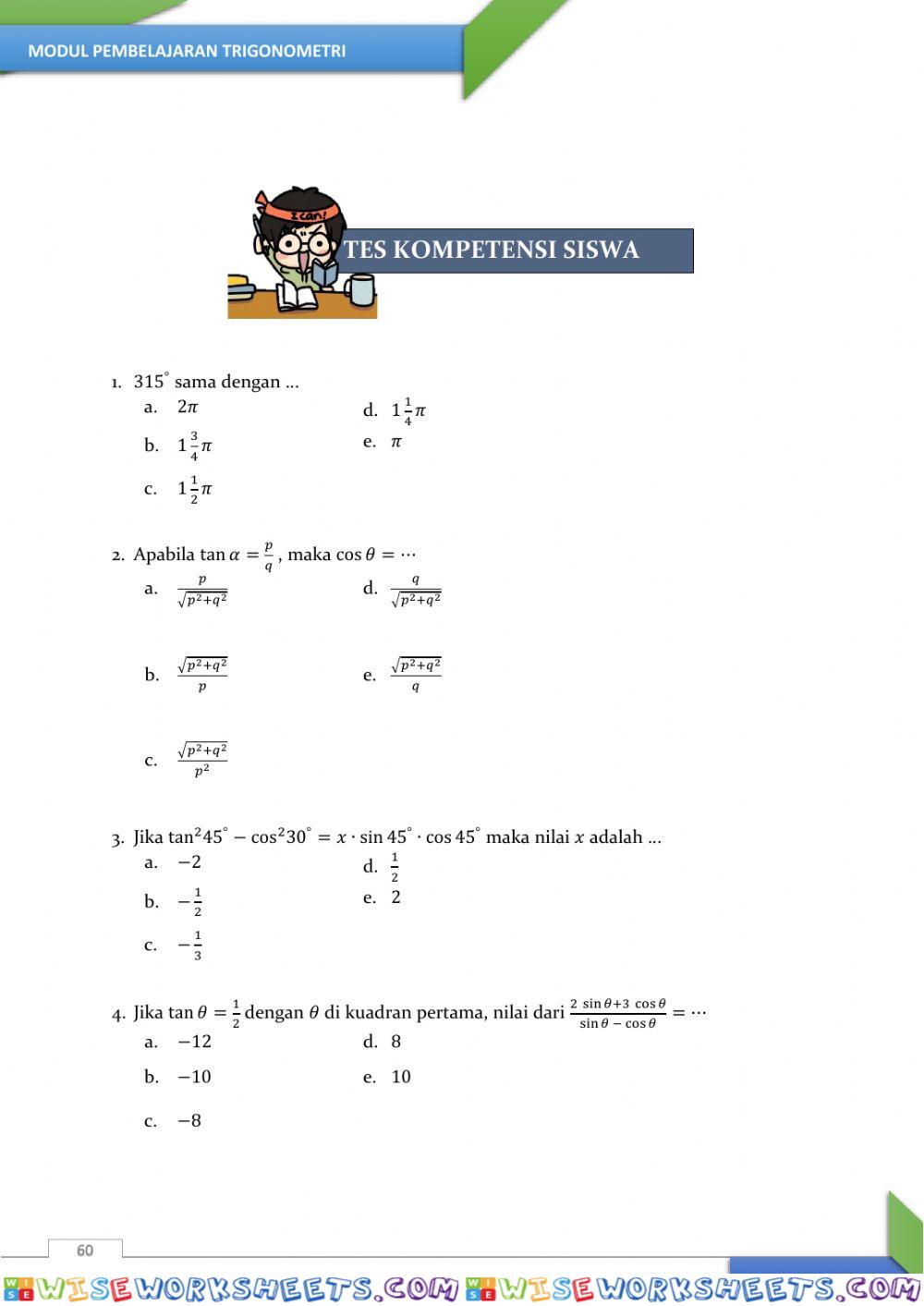 worksheet