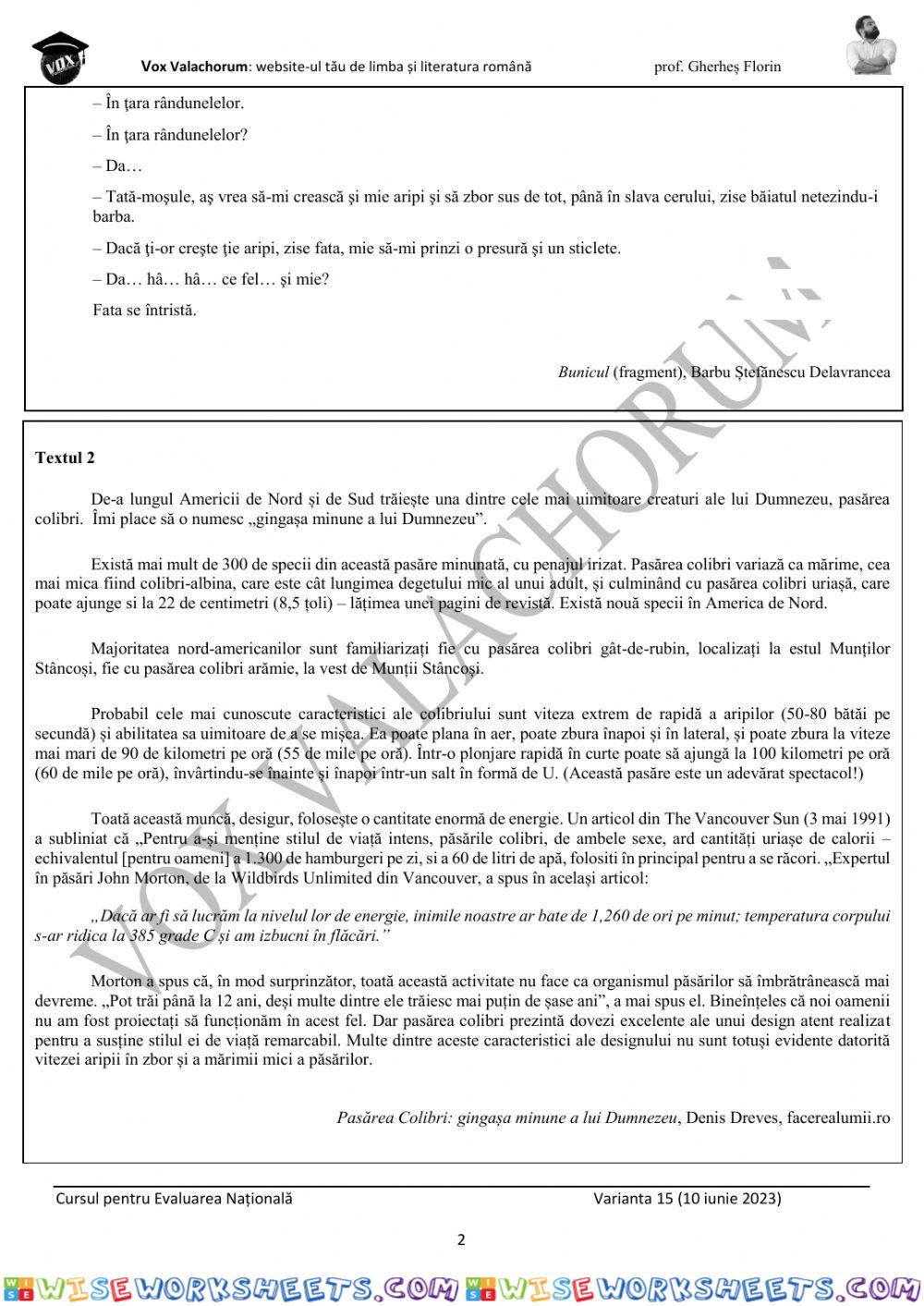 worksheet