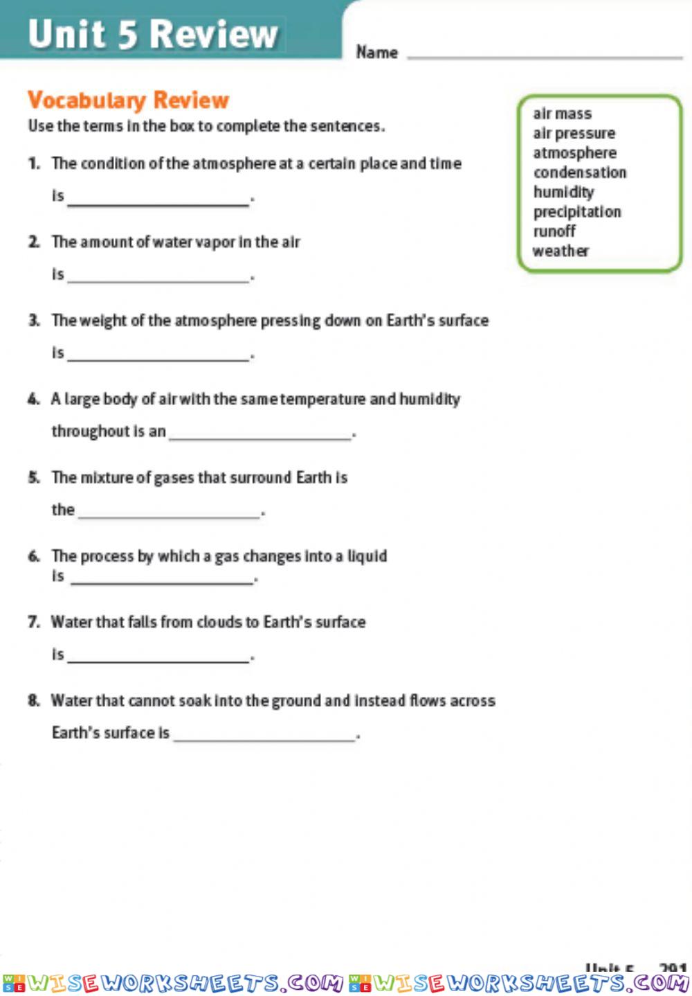 Unit 5 review 1