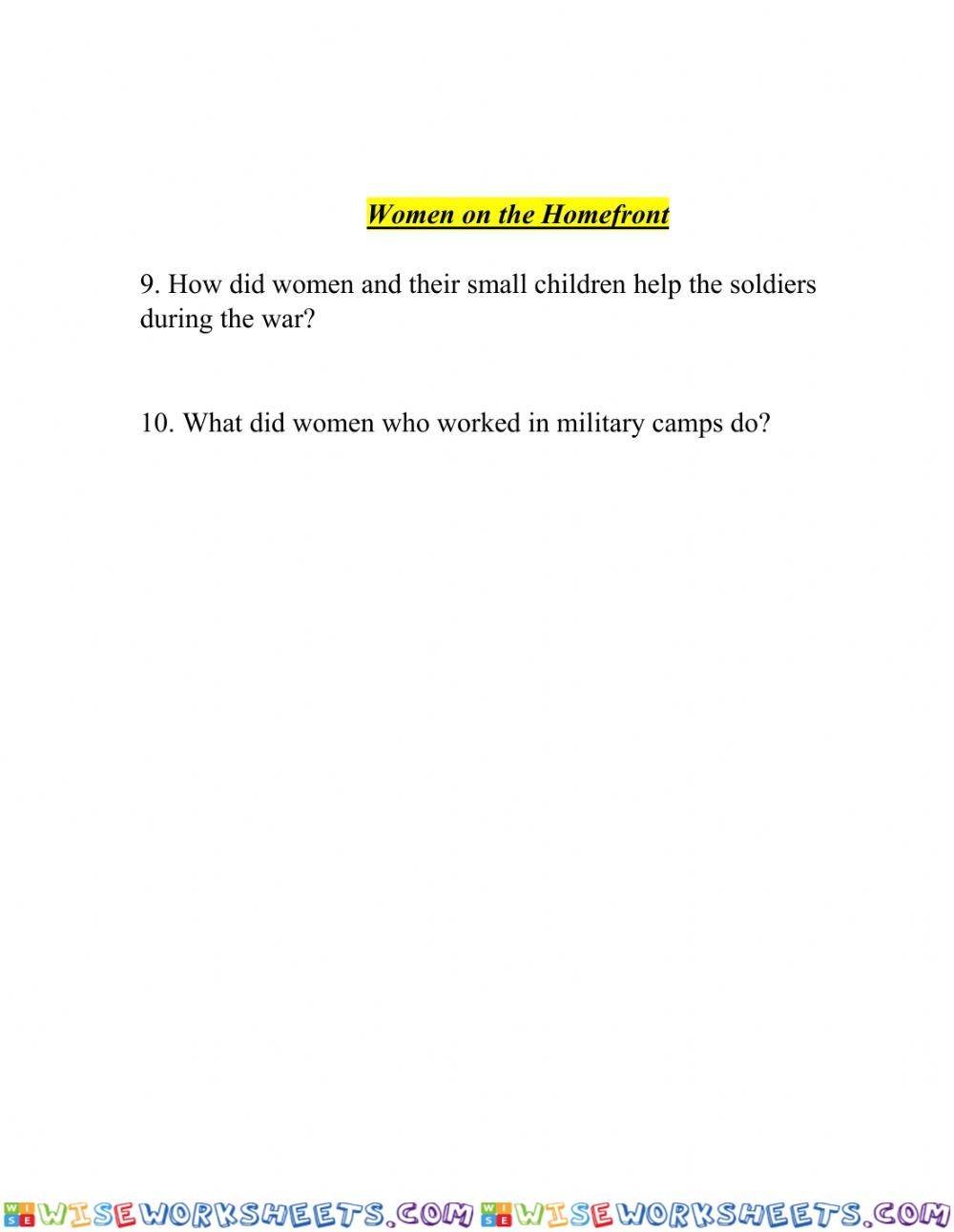 worksheet