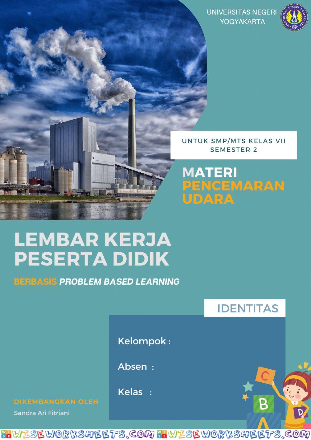 E-LKPD IPA Berbasis PBL Materi Pencemaran Udara